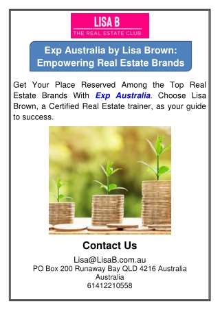 "Exp Australia by Lisa Brown: Empowering Real Estate Brands "