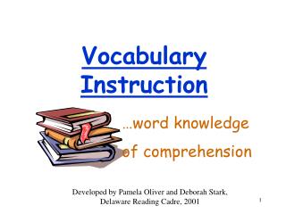 Vocabulary Instruction