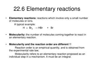 PPT - 22.6 Elementary Reactions PowerPoint Presentation, Free Download ...