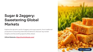 Top Sugar & Jaggery Exporter | Premium Quality Global Supply