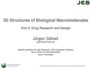 3D Structures of Biological Macromolecules Part 3: Drug Research and Design