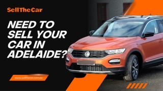 Sell My Car Adelaide – Fast, Fair & Fuss-Free with Sell The Car