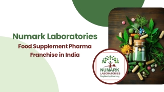 Food Supplement Pharma Franchise in India