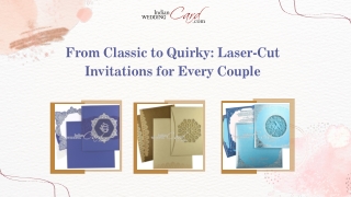 From Classic to Quirky Laser-Cut Invitations for Every Couple