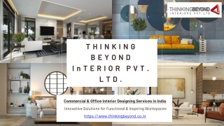 Office Interior Design by Thinking Beyond India