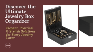 Discover the Ultimate Jewelry Box Organizer