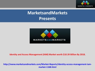 Identity and Access Management Markets