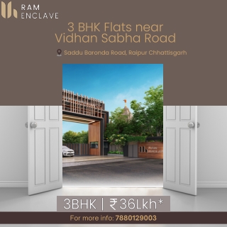 3 BHK Flats near Vidhan Sabha Road