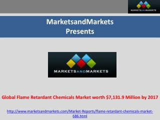 Global Flame Retardant Chemicals Market Forecast 2017