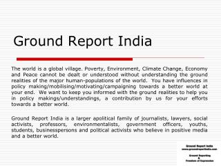 Ground Report India