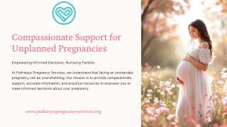 Compassionate Support for Unplanned Pregnancies