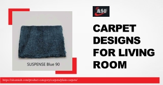Elegant Carpet Designs for a Stylish Living Room