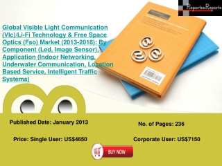 Analysis for Visible Light Communication Industry 2018