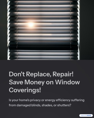 Affordable Window Treatment Repair Services at Your Doorstep