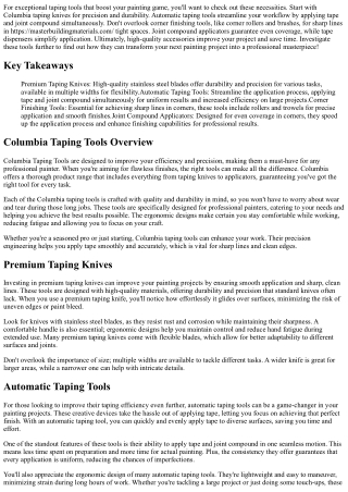 Top 7 Taping Tools for Professional Painters