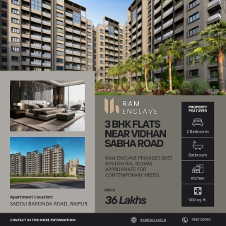 3 BHK Flats near Vidhan Sabha Road