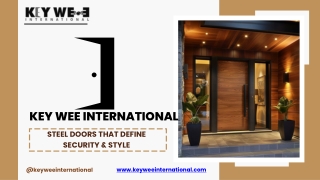 Aloha Bathroom Steel Door – Modern, Moisture-Resistant & Durable