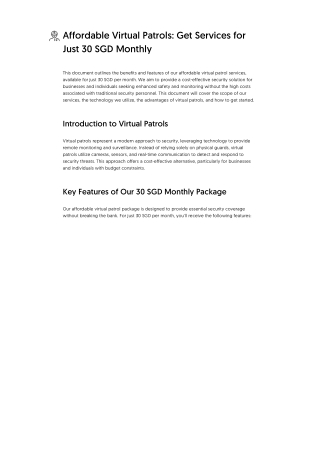 Affordable Virtual Patrols_ Get Services for Just 30 SGD Monthly