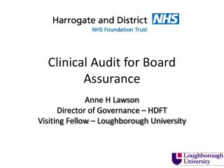 Clinical Audit for Board Assurance