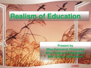 realism education presentation ppt powerpoint