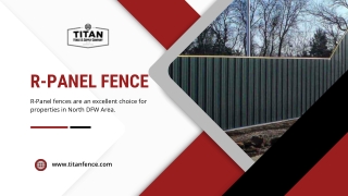 R Panel Fence Services in Dallas Fort Worth