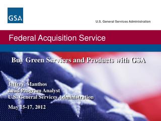 Buy Green Services and Products with GSA