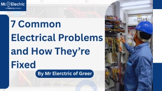 7 Common Electrical Problems and How They’re Fixed