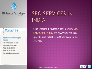 SeoEssence.com-All Types of Online Web Solution Services