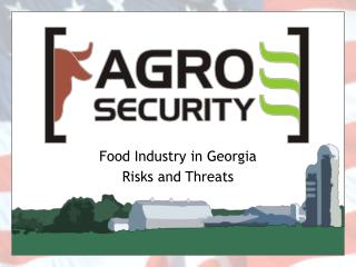 Food Industry in Georgia Risks and Threats