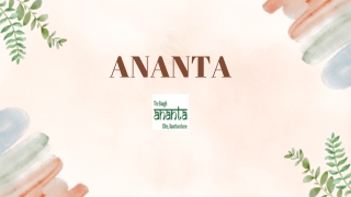 Ananta – The Best Resort in Ranthambore