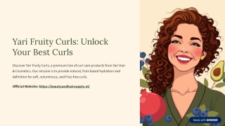 Yari Fruits Curls | Nourishing Hair Care for Curly & Natural Hair