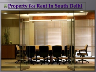 Property for Rent in South Delhi
