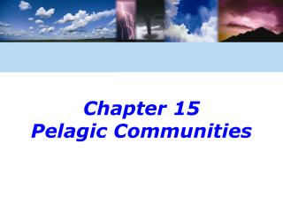 Chapter 15 Pelagic Communities