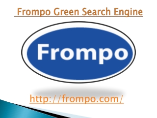 Frompo Green Search Engine