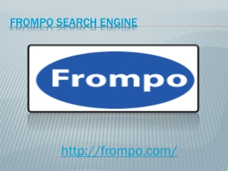 Frompo Search Engine