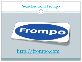 Searches from Frompo