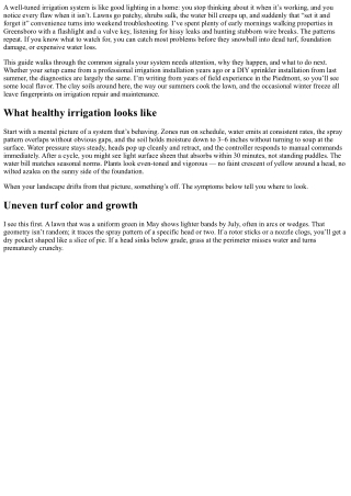 Signs You Need Irrigation Repair and How to Address Them