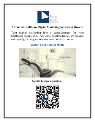 Advanced Healthcare Digital Marketing for Patient Growth