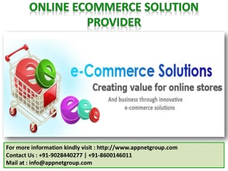 Online Ecommerce Solution Provider