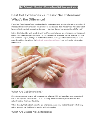 Best Gel Extensions vs. Classic Nail Extensions_ What’s the Difference_