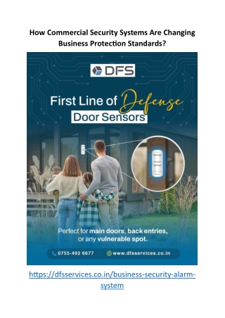 How Commercial Security Systems Are Changing Business Protection Standards