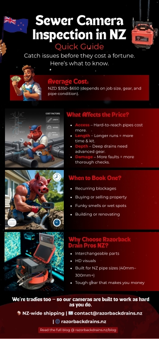 How Much Does a Sewer Line Camera Inspection Cost in NZ