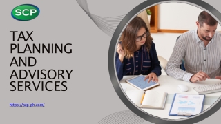 Tax Planning and Advisory Services by Sison Corillo Parone & Co.