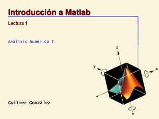 Introducción a Matlab