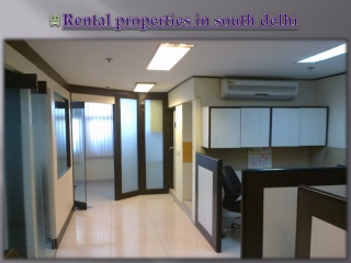 Rental properties in south delhi