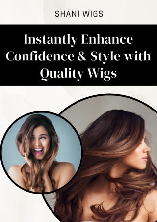 Boost Your Confidence Instantly with Stylish Wigs
