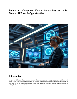 Future of Computer Vision Consulting in India_ Trends, AI Tools & Opportunities (2)