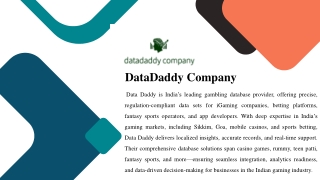 Trusted Punters Database Provider with Updated Contacts – datadaddy.co