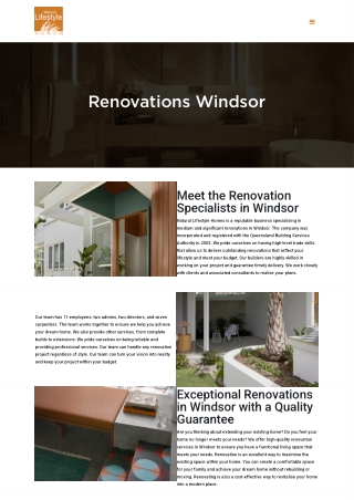 Renovations Windsor