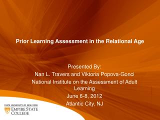 Prior Learning Assessment in the Relational Age